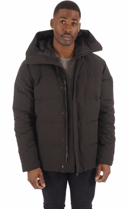 A &quot;MAC MILLAN 3804M&quot; Noir Canada Goose 3/4 Doudoune Homme opened photo