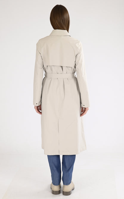 A &quot;BARBRA K61337W&quot; Beige K-Way Manteau Femme back photo