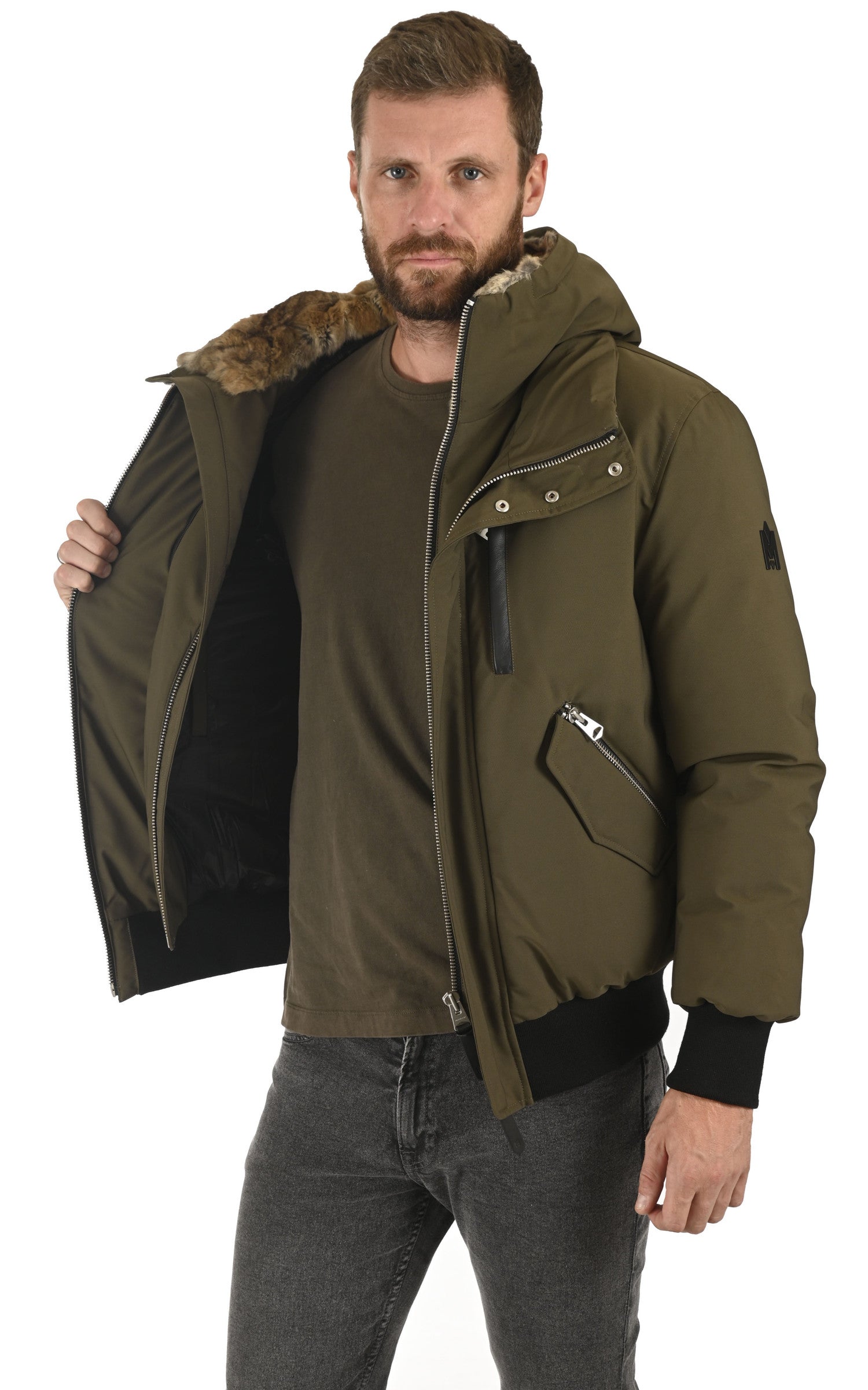 A &quot;DIXON-F&quot; Kaki Mackage Bl Doudoune Homme interior photo 3