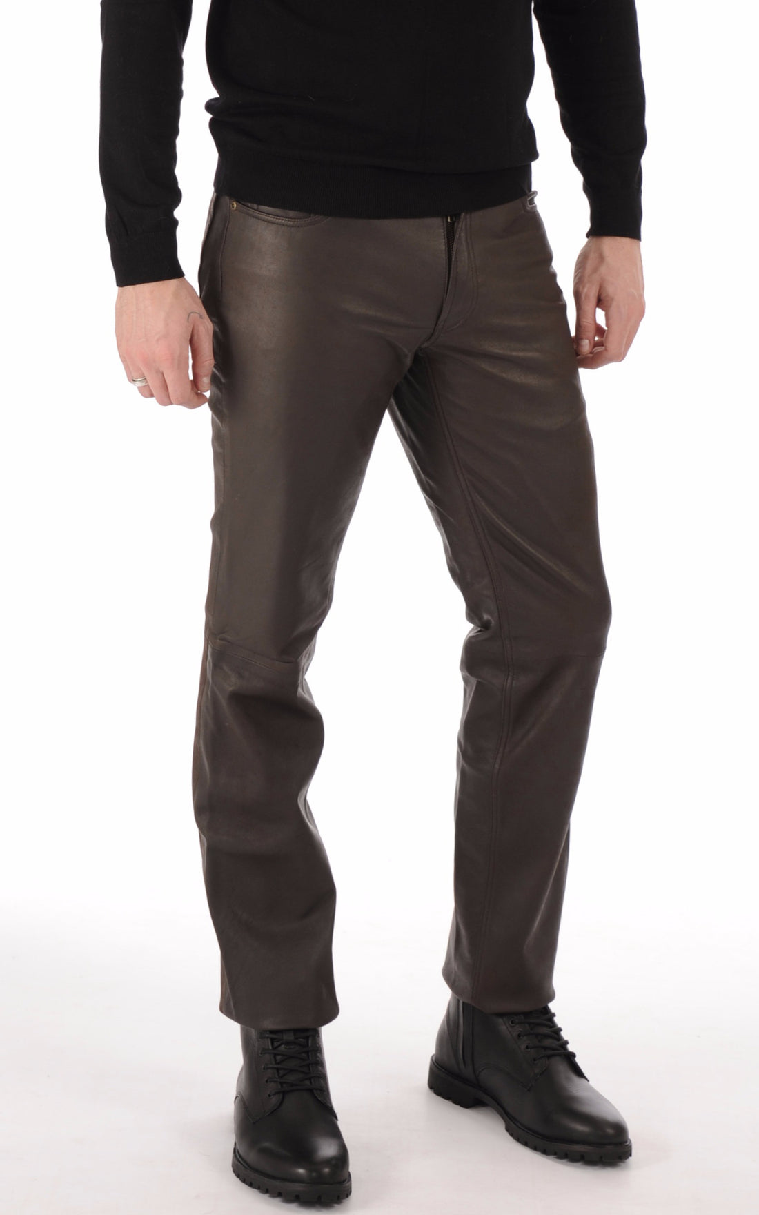 A &quot;LAURIN&quot; Chocolat Maddox Pantalon Homme closed photo
