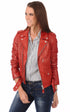 A "LCW8600" Rouge Schott Blouson Femme opened photo