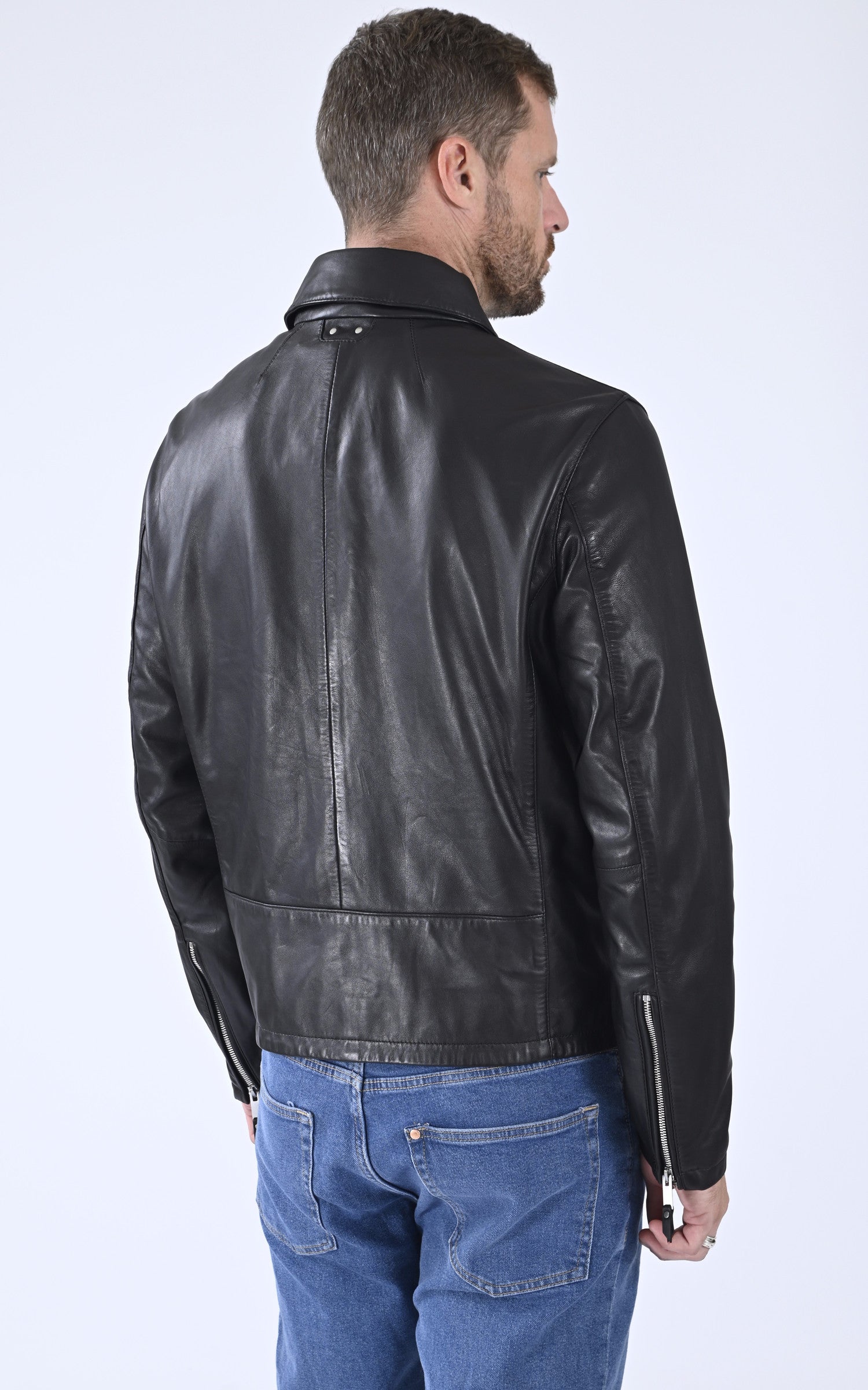 A &quot;SIMER 102728&quot; Noir Daytona 73 Blouson Homme back photo 4