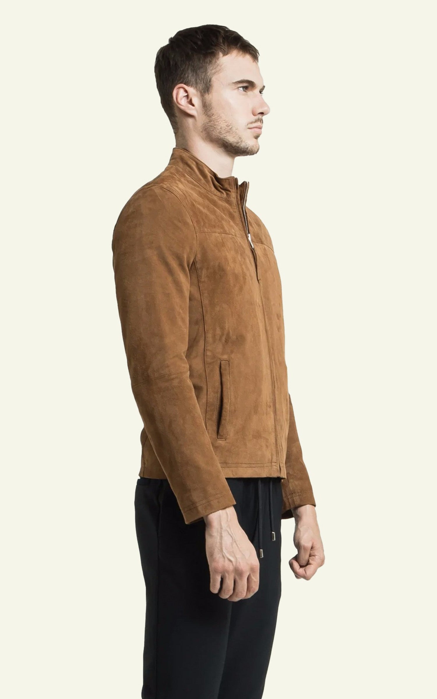 A &quot;SYLVINO&quot; Cognac Serge Pariente Blouson Homme back photo 4