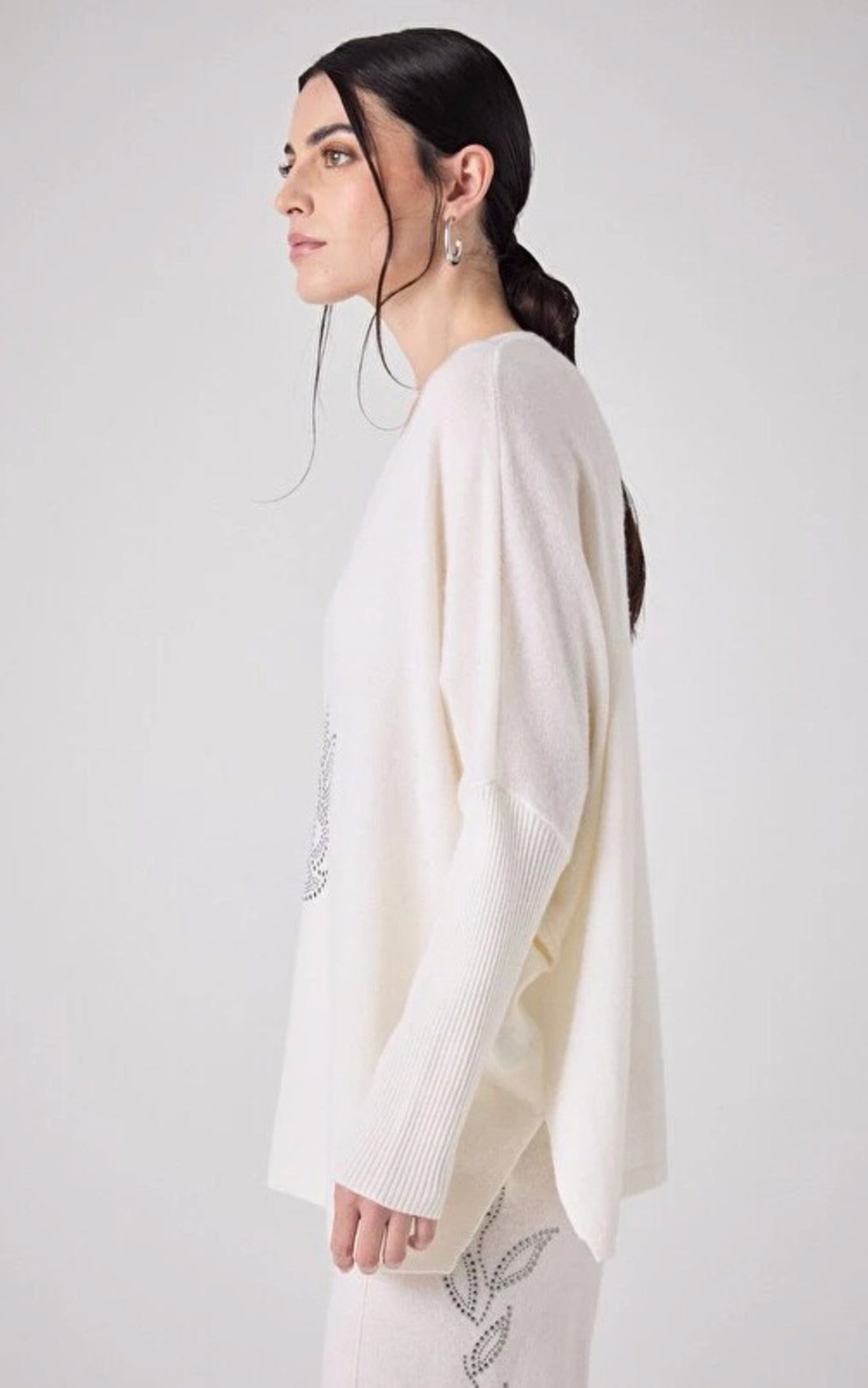 A &quot;ISADORA 4608306&quot; Blanc Notshy Poncho Femme closed photo