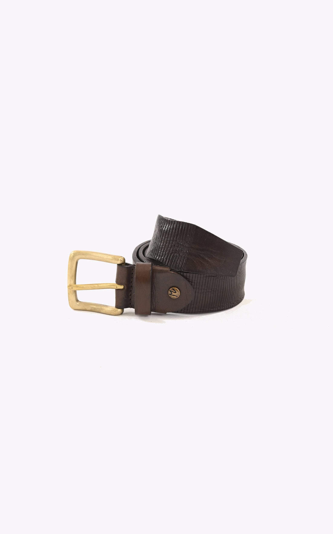 A &quot;7413&quot; Marron Mancini Ceinture Homme opened photo