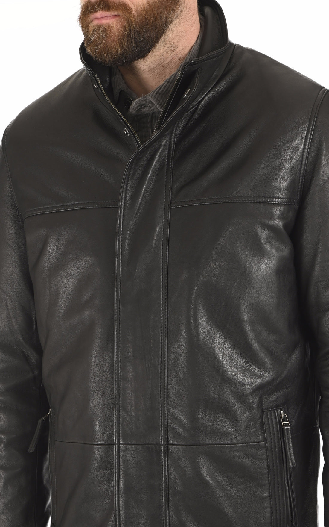 A &quot;MAX&quot; Noir La Canadienne 3/4 Homme opened photo