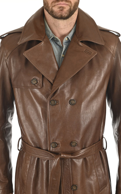 A &quot;GEORGES&quot; Marron La Canadienne Manteau Homme details photo