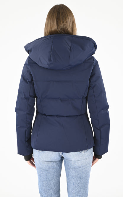 A &quot;MARILOU&quot; Bleu Marine Soia &amp; Kyo Ves Doudoune Femme back photo