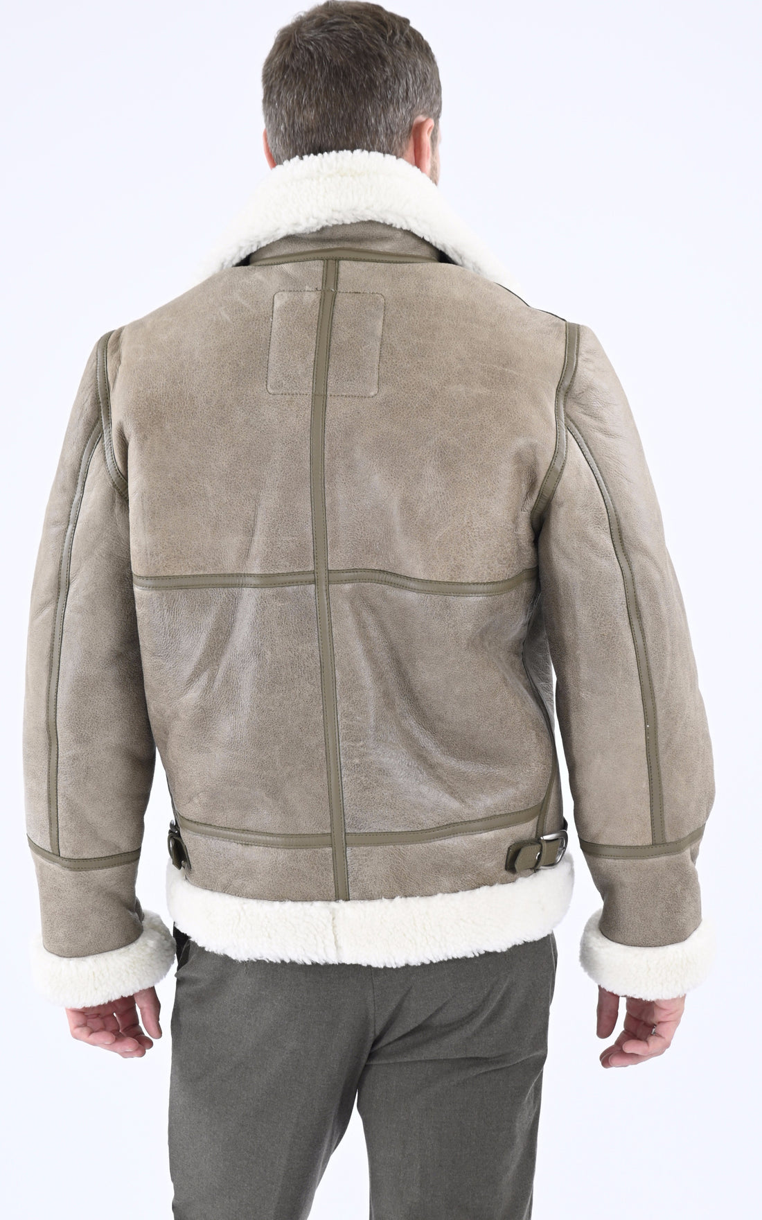A &quot;LC1259&quot; Taupe Schott Bombardier Homme opened photo