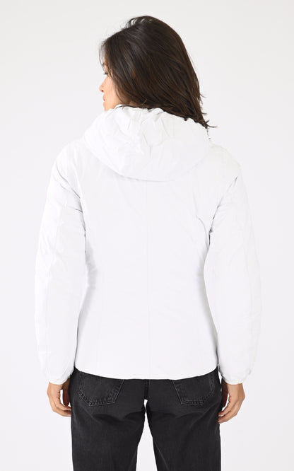A &quot;LILY ST THERMO DO K8127XW&quot; Blanc K-Way Blouson Femme back photo