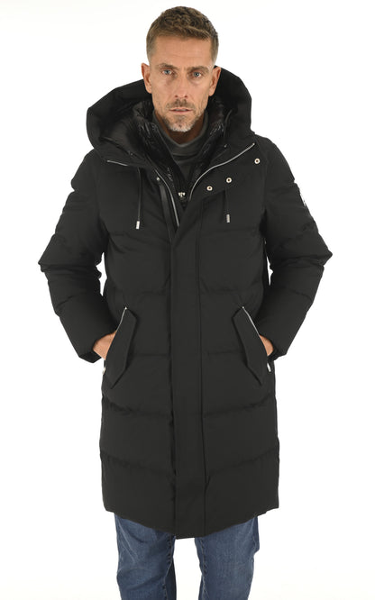 A &quot;ANTOINE&quot; Noir Mackage 3/4 Doudoune Homme closed photo