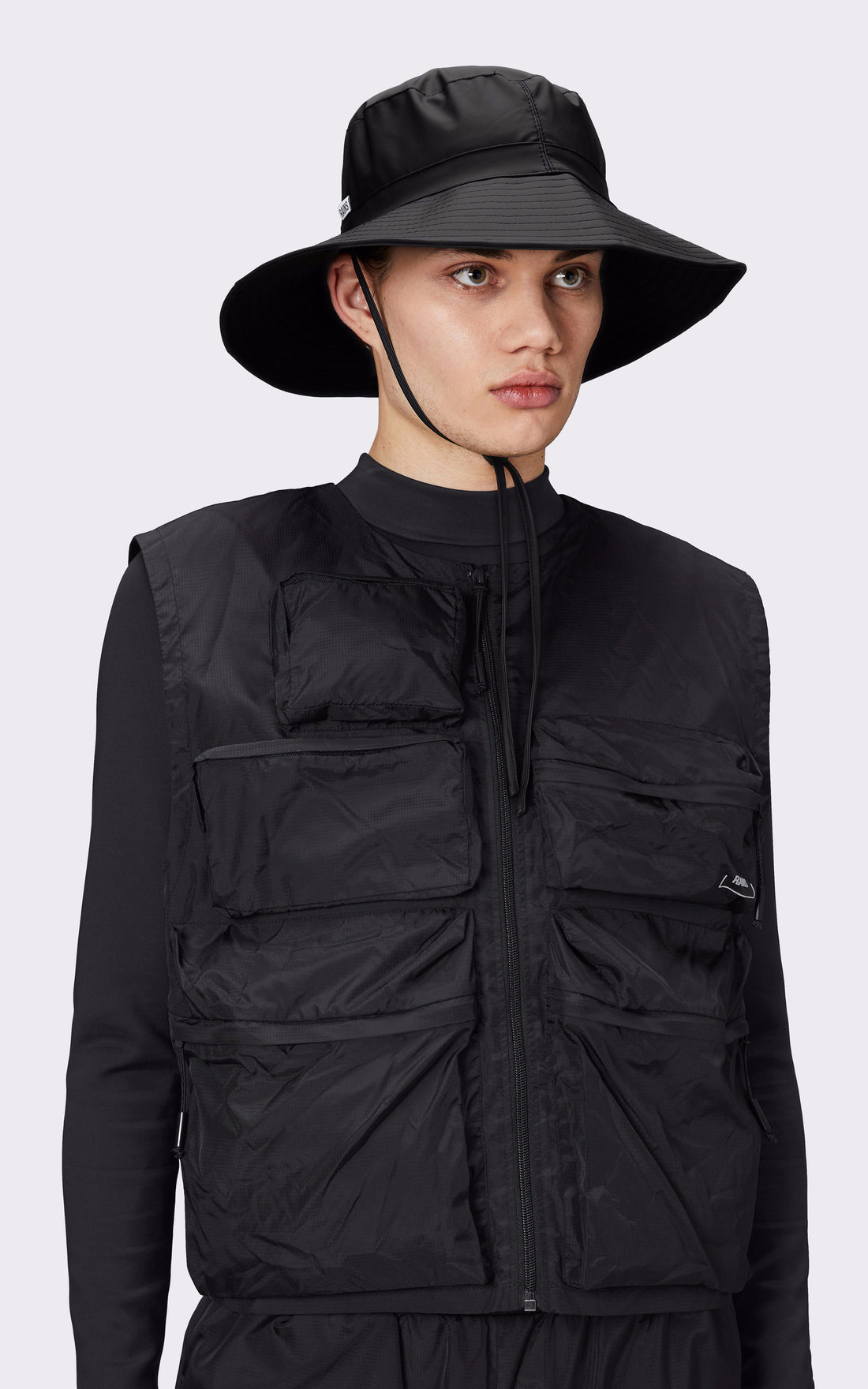 A &quot;20030 BOONIE HAT&quot; Noir Rains bob Mixte back photo