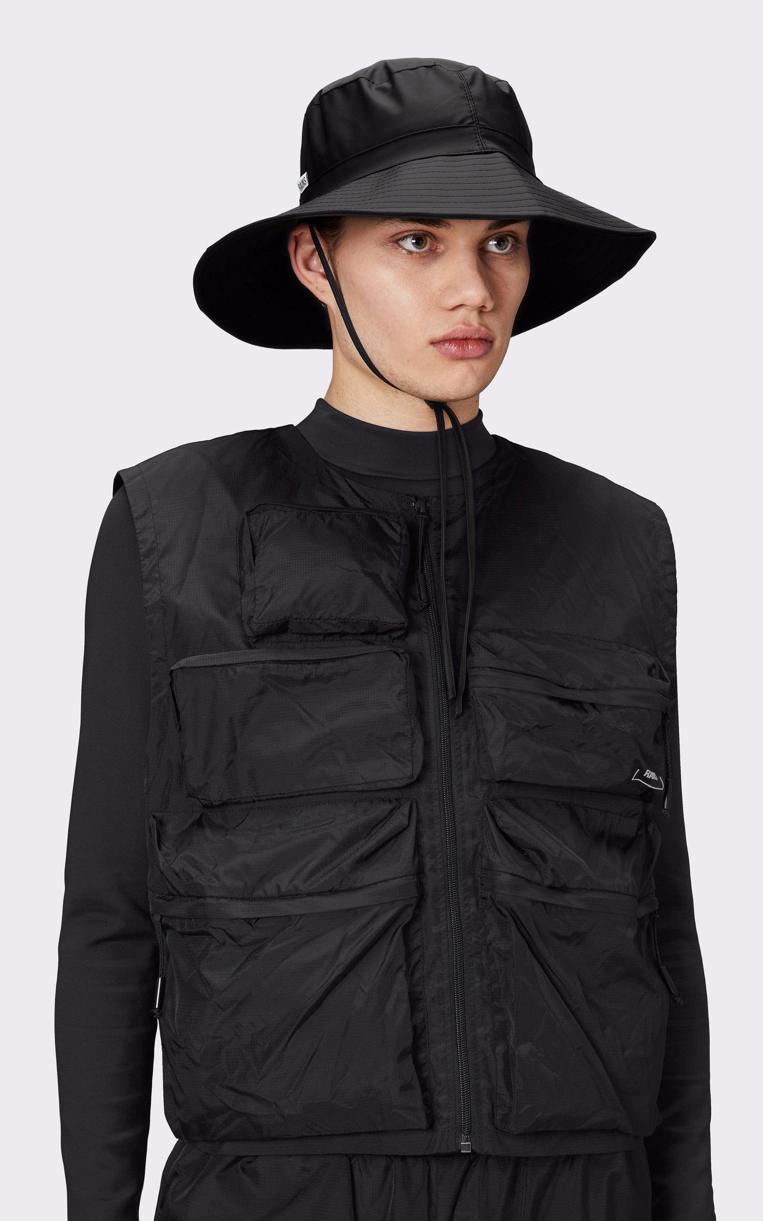 A &quot;20030 BOONIE HAT&quot; Noir Rains bob Mixte opened photo