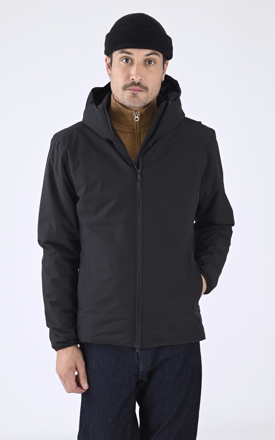 A &quot;NIMBUS&quot; Noir Scandinavian Edition Blouson Homme closed photo