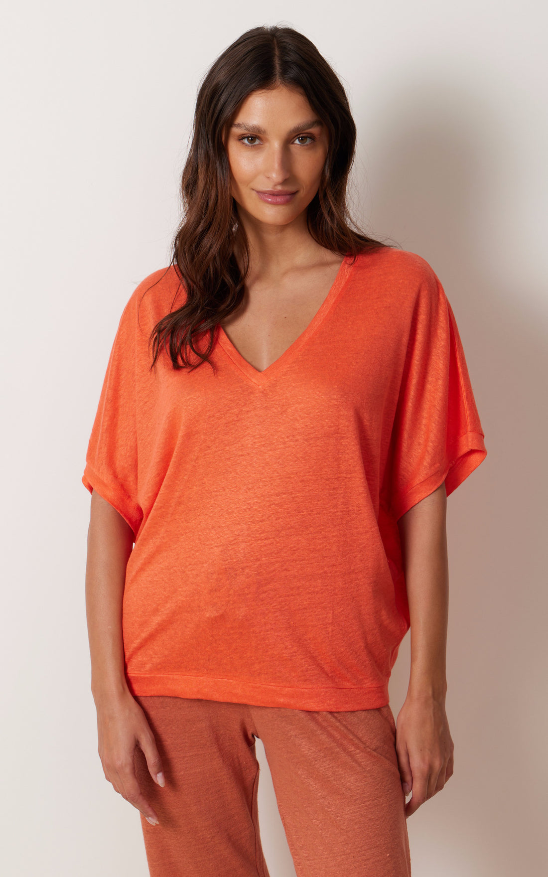 A &quot;SOPHIA 4405039&quot; Orange Notshy T-shirt Femme opened photo