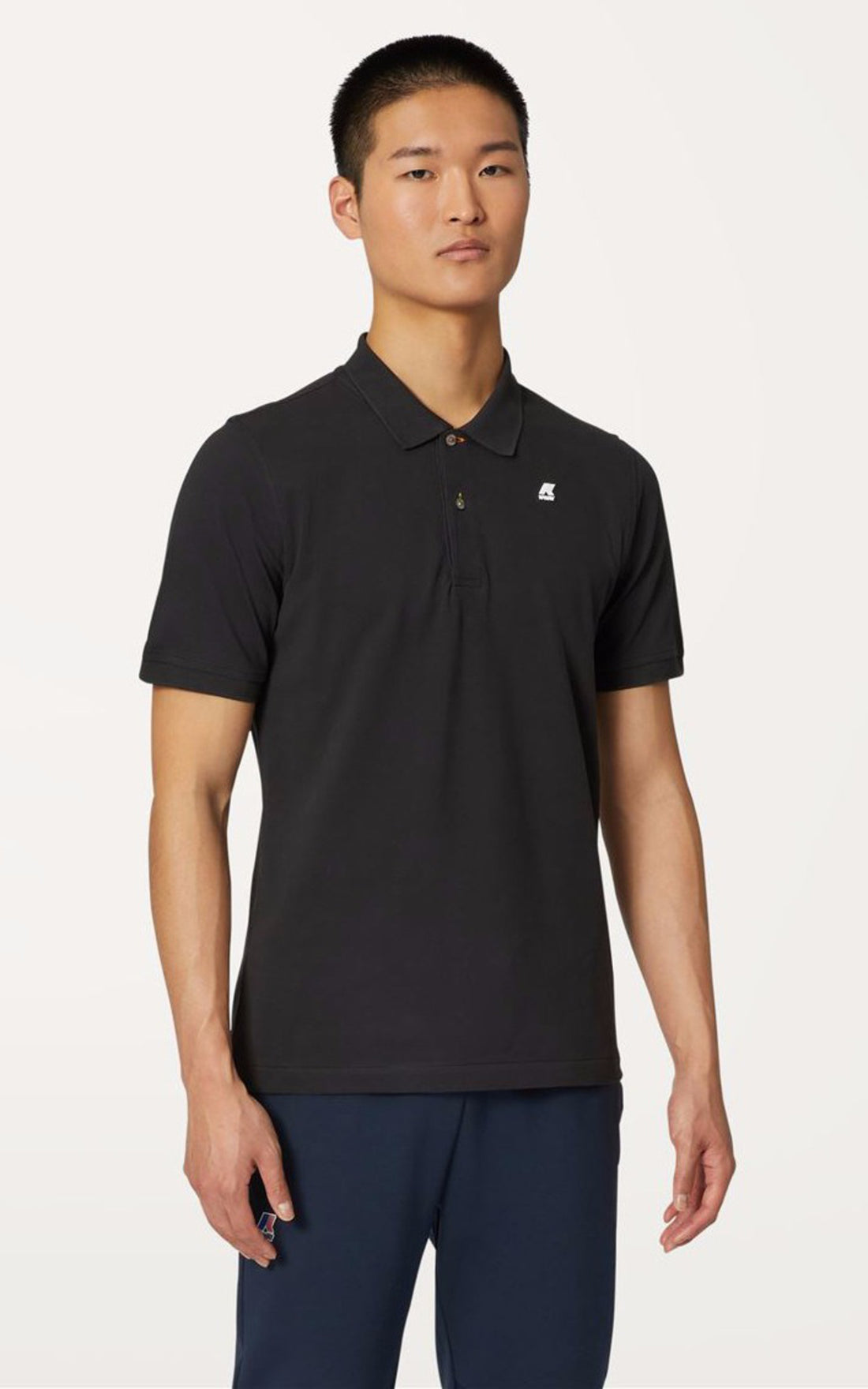 A &quot;VINNIE K7121MW&quot; Noir K-Way Polo Homme opened photo