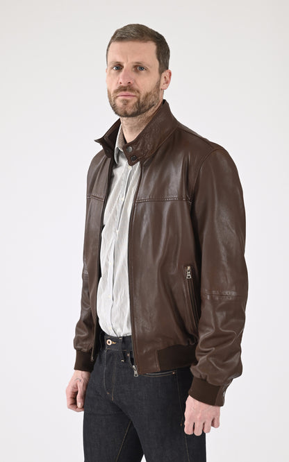 A &quot;TRENTO 7656&quot; Marron Smarty Blouson Homme opened photo