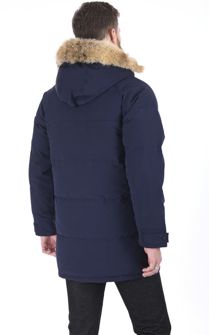 A &quot;EMORY 2580M&quot; Atlantic Navy Canada Goose 3/4 Doudoune Homme back photo