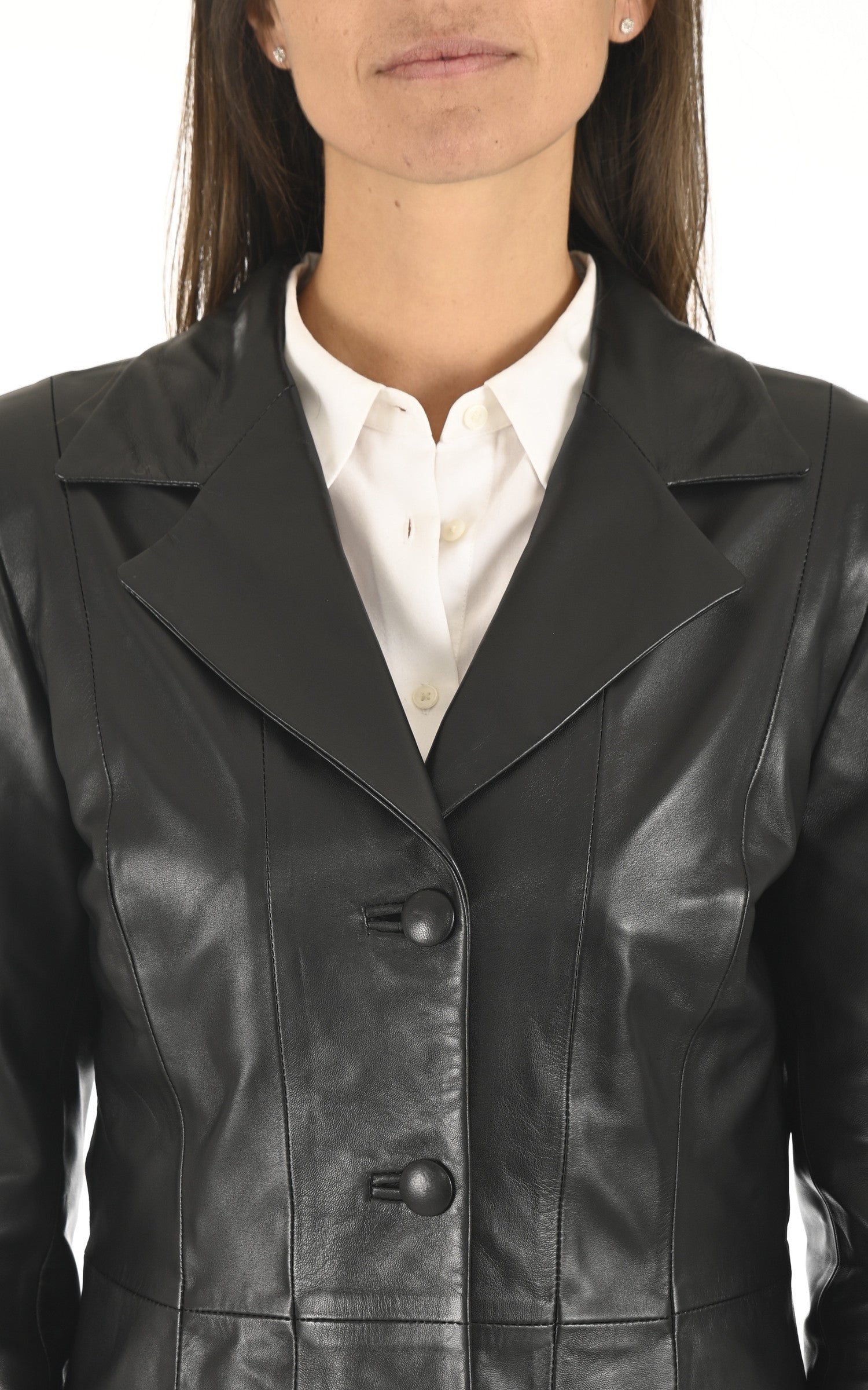 A &quot;ANITA&quot; Noir La Canadienne Veste Femme details photo 4