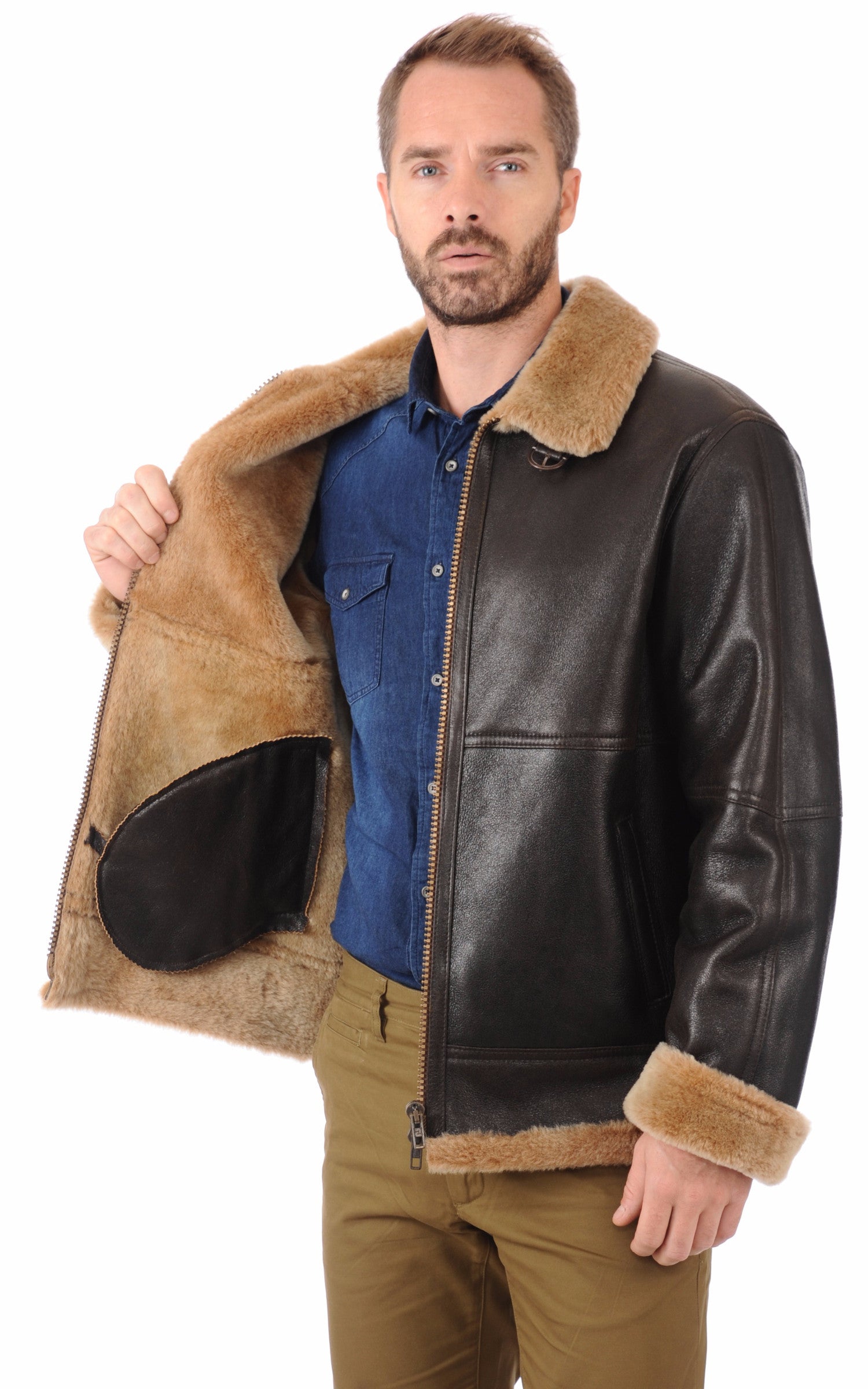 A &quot;BOBBY&quot; Marron La Canadienne Bombardier Homme interior photo
