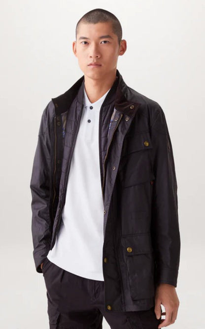 A &quot;BELSTAFF POLO&quot; Blanc Belstaff Polo Homme back photo