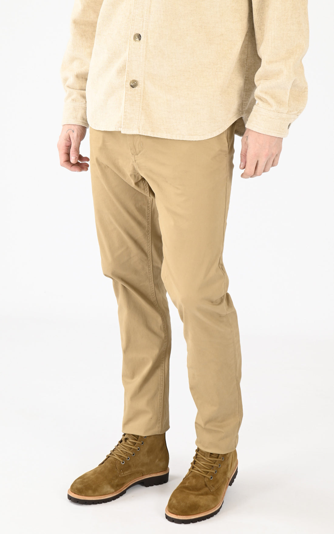 A &quot;CHINO BROKEN TWILL 102862&quot; Beige Daytona 73 Pantalon Homme opened photo