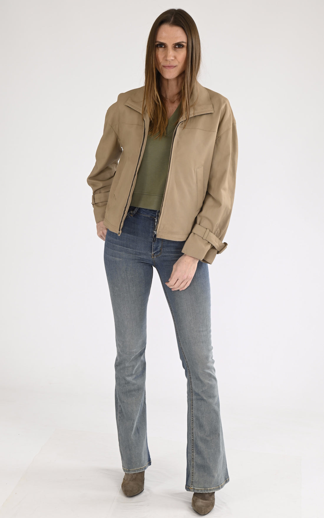 A &quot;IBIZA 65023&quot; Beige Oakwood Blouson Femme opened photo