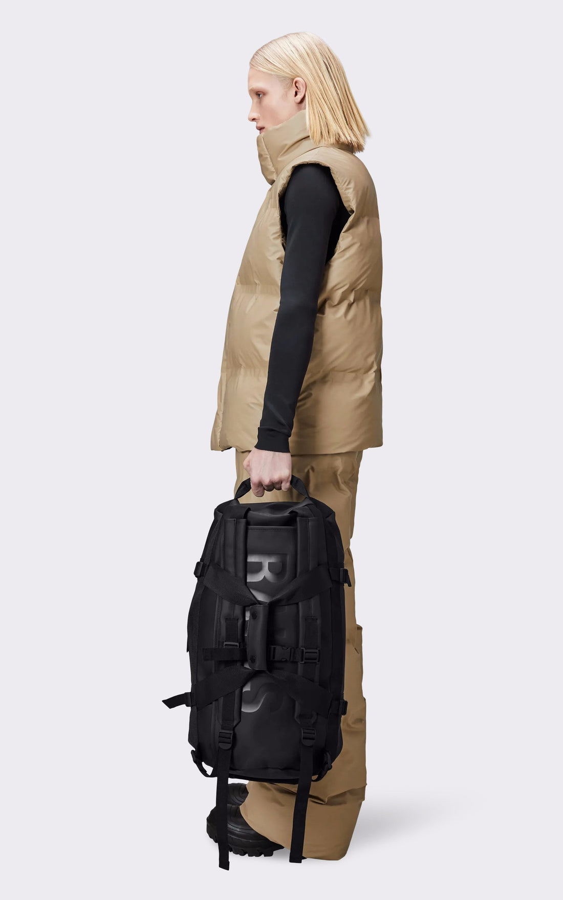 A &quot;13480 TEXEL DUFFEL SMALL&quot; Noir Rains Sac Mixte interior photo