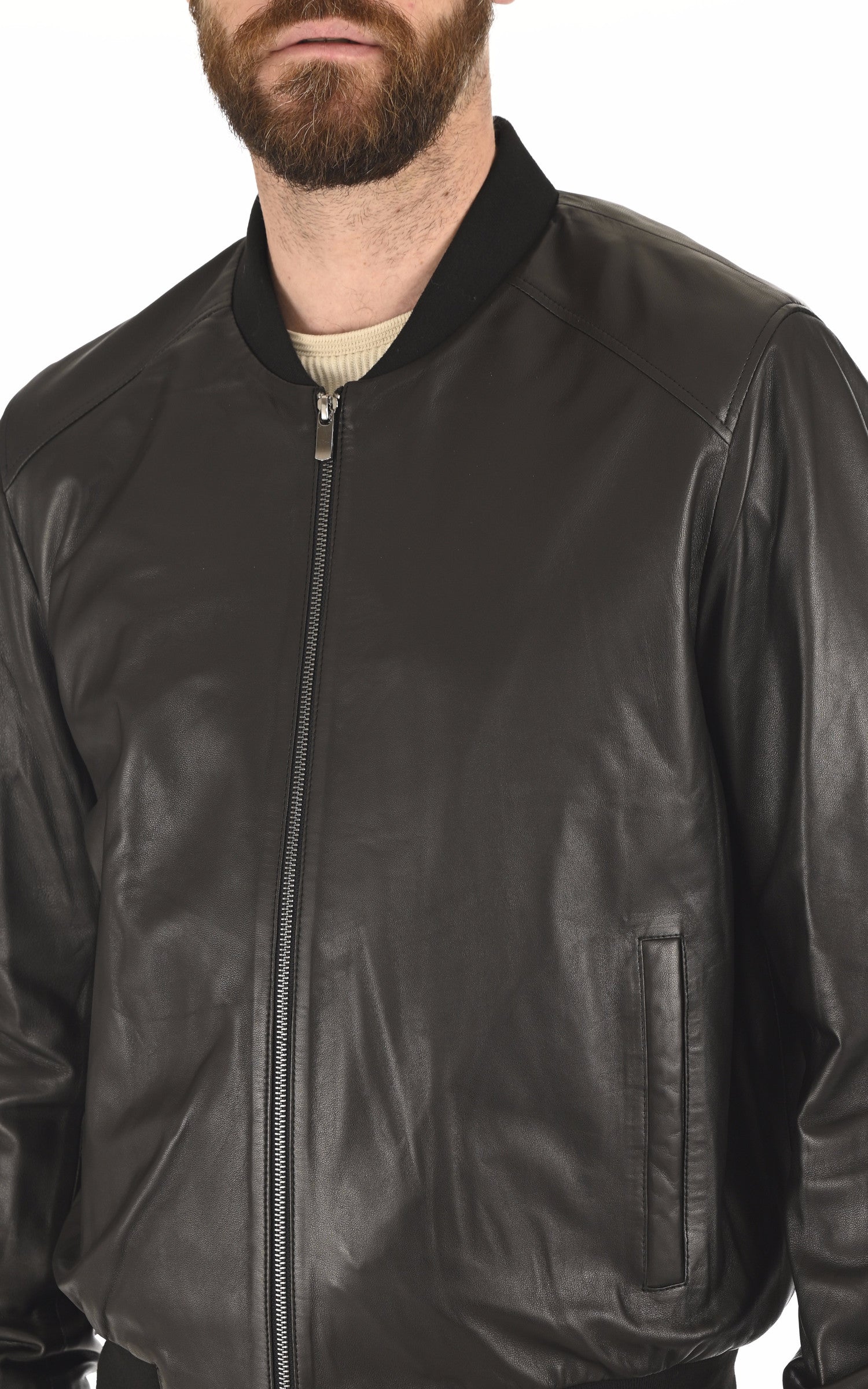 A &quot;SVE135-A&quot; Noir La Canadienne Blouson Homme details photo 5
