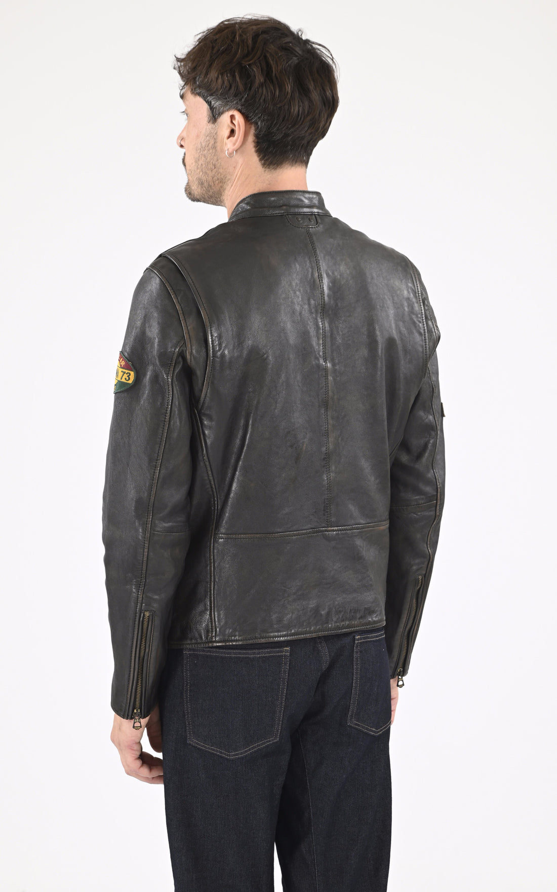 A &quot;MARTINEZ 102828&quot; Noir Daytona 73 Blouson Homme opened photo