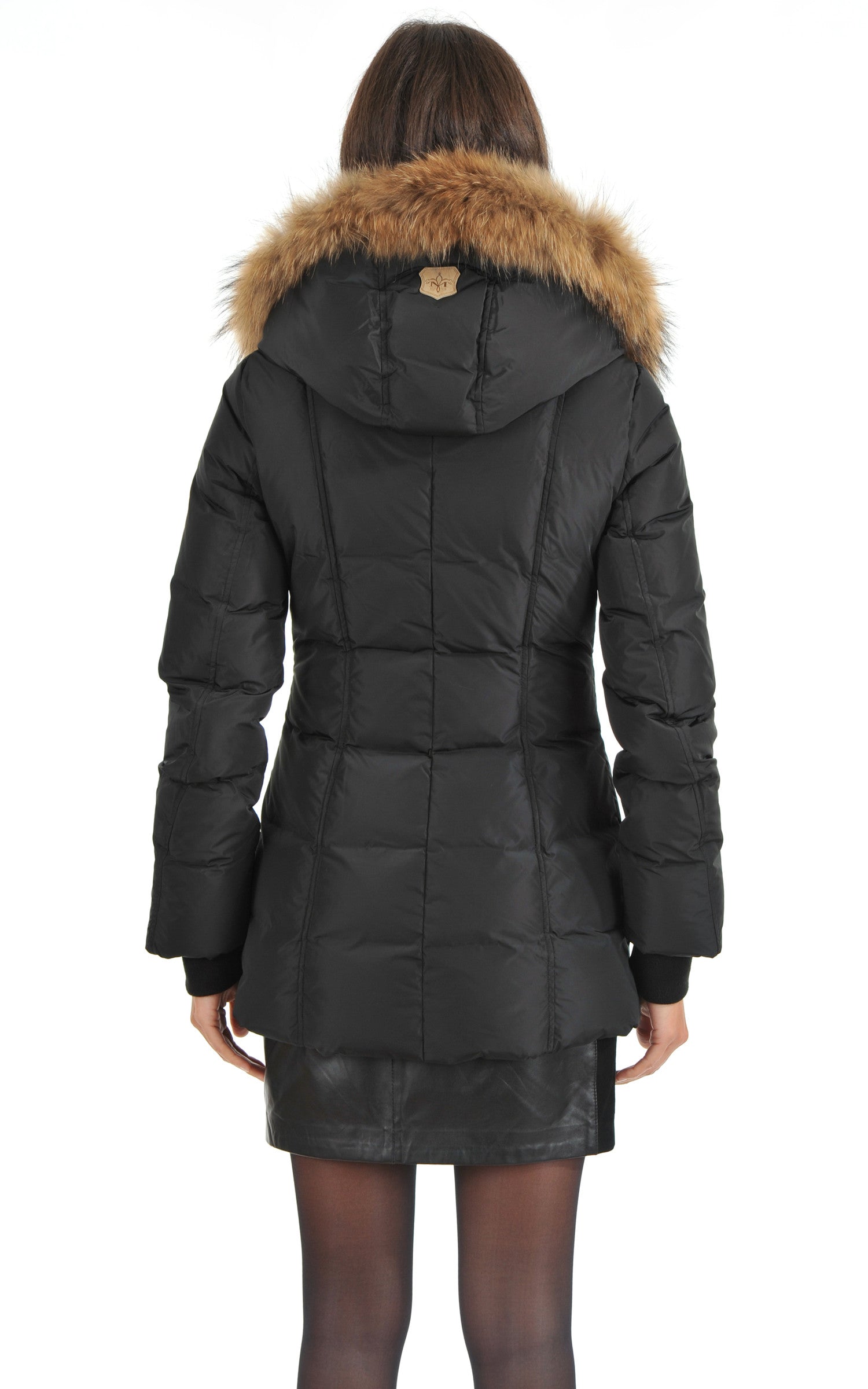 A &quot;ADALI-F&quot; Noir Mackage 3/4 Doudoune Femme back photo