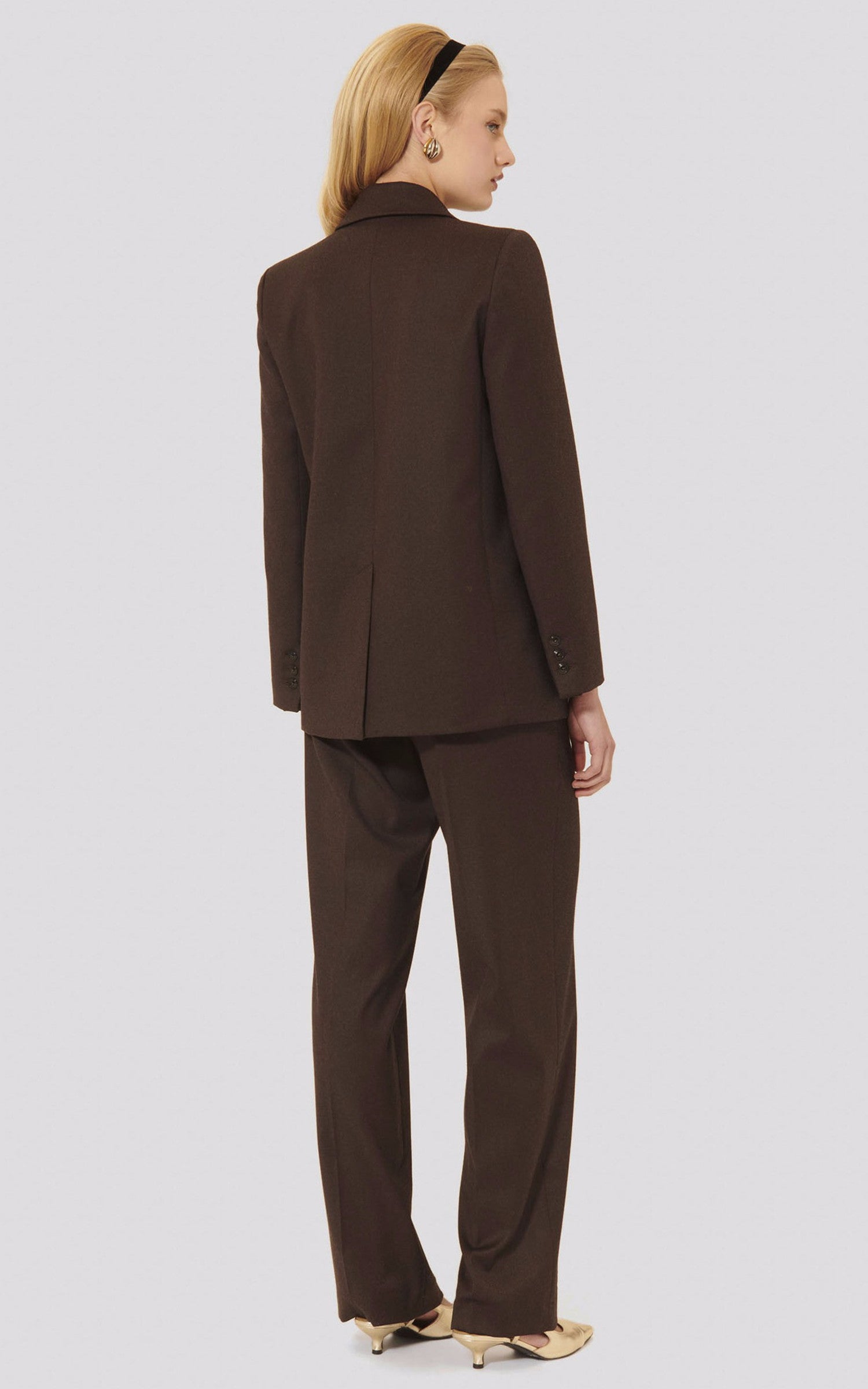 A &quot;VALSON&quot; Marron Tara Jarmon Veste Femme interior photo 3