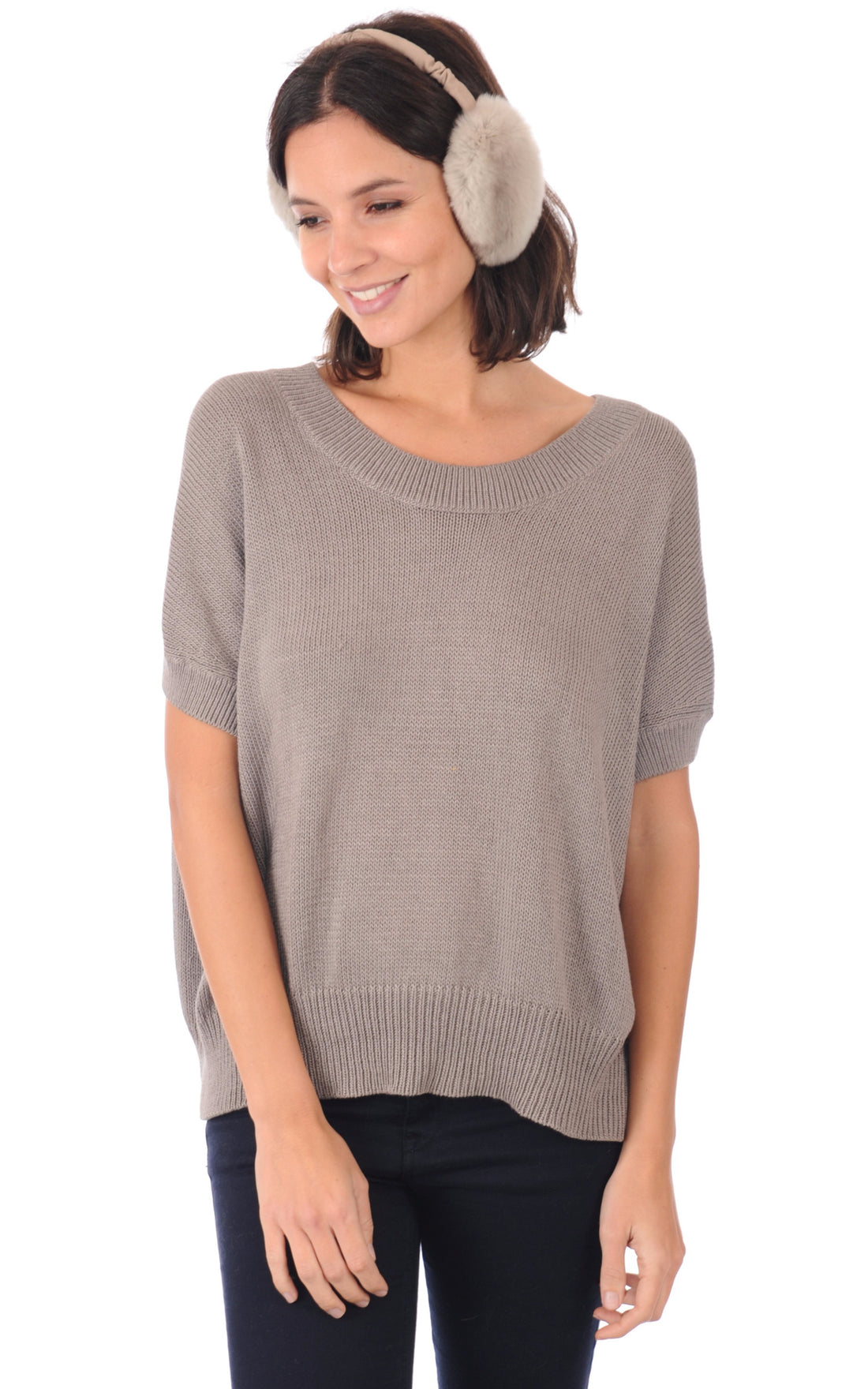 A &quot;OS&quot; Beige Tsanikidis Oreillettes Femme opened photo