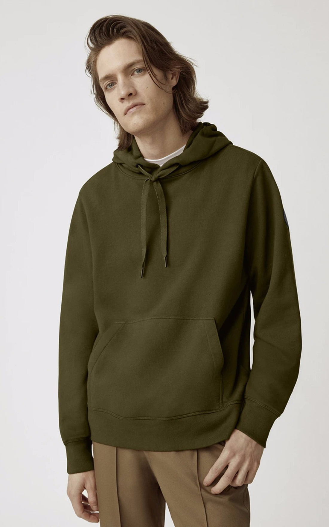 A &quot;HURON HOODY 7403MB&quot; Vert Canada Goose Pull Homme opened photo