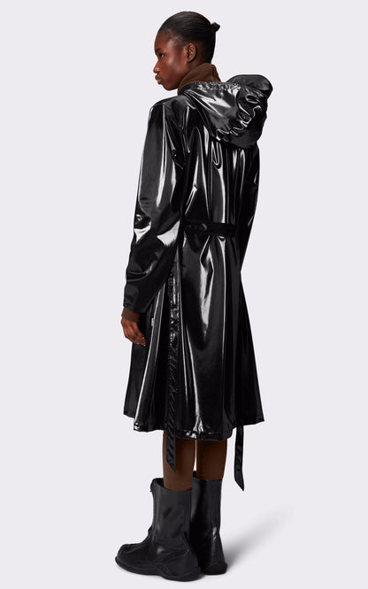 A &quot;12040 A-LINE LONGER&quot; Noir Rains 7/8 Femme closed photo