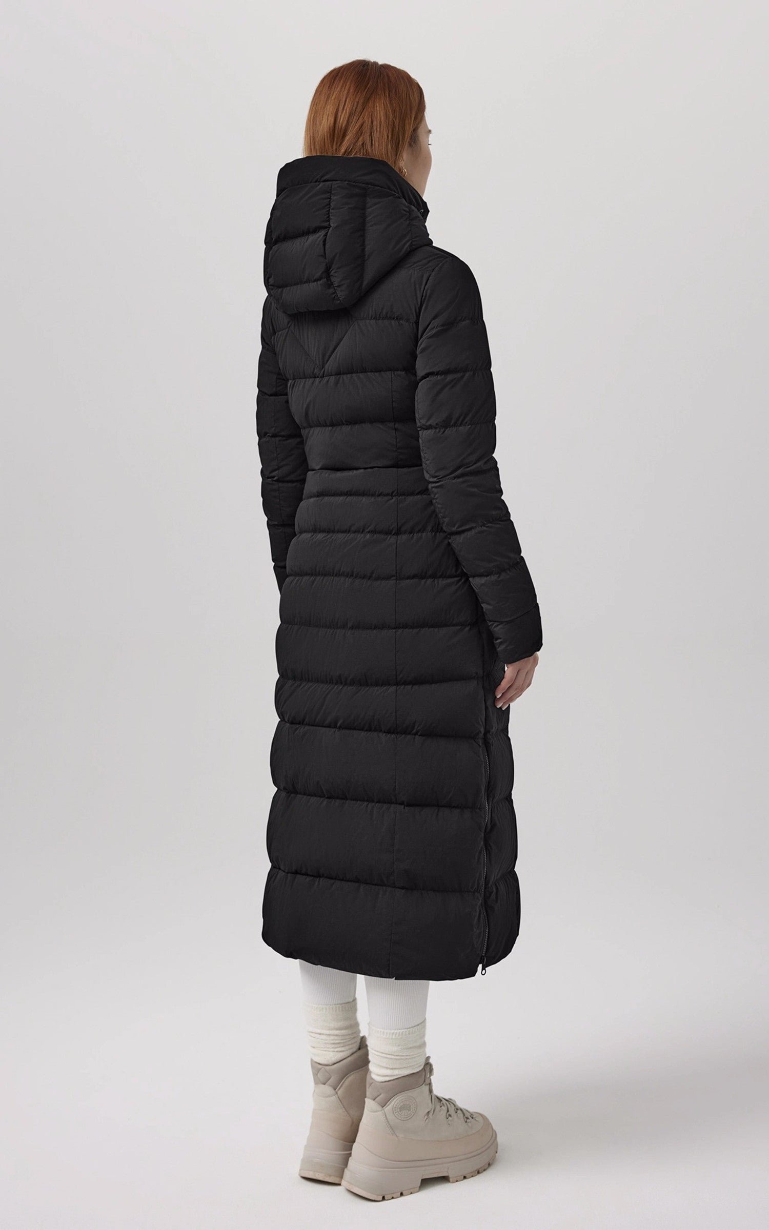A &quot;CLAIR LONG COAT BLACK LABEL 2330WB&quot; Noir Canada Goose 7/8 Doudoune Femme interior photo
