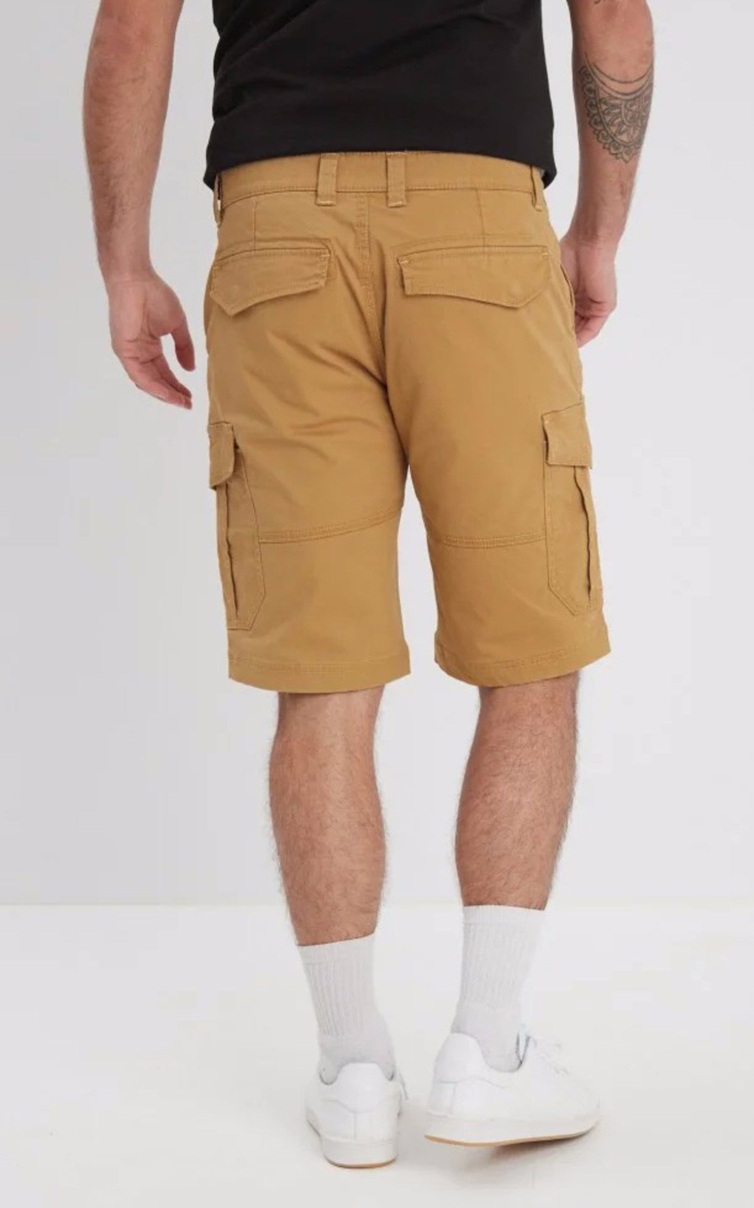 A &quot;CARGO BROKEN TWILL 102221&quot; Moutarde Daytona 73 Bermuda Homme closed photo