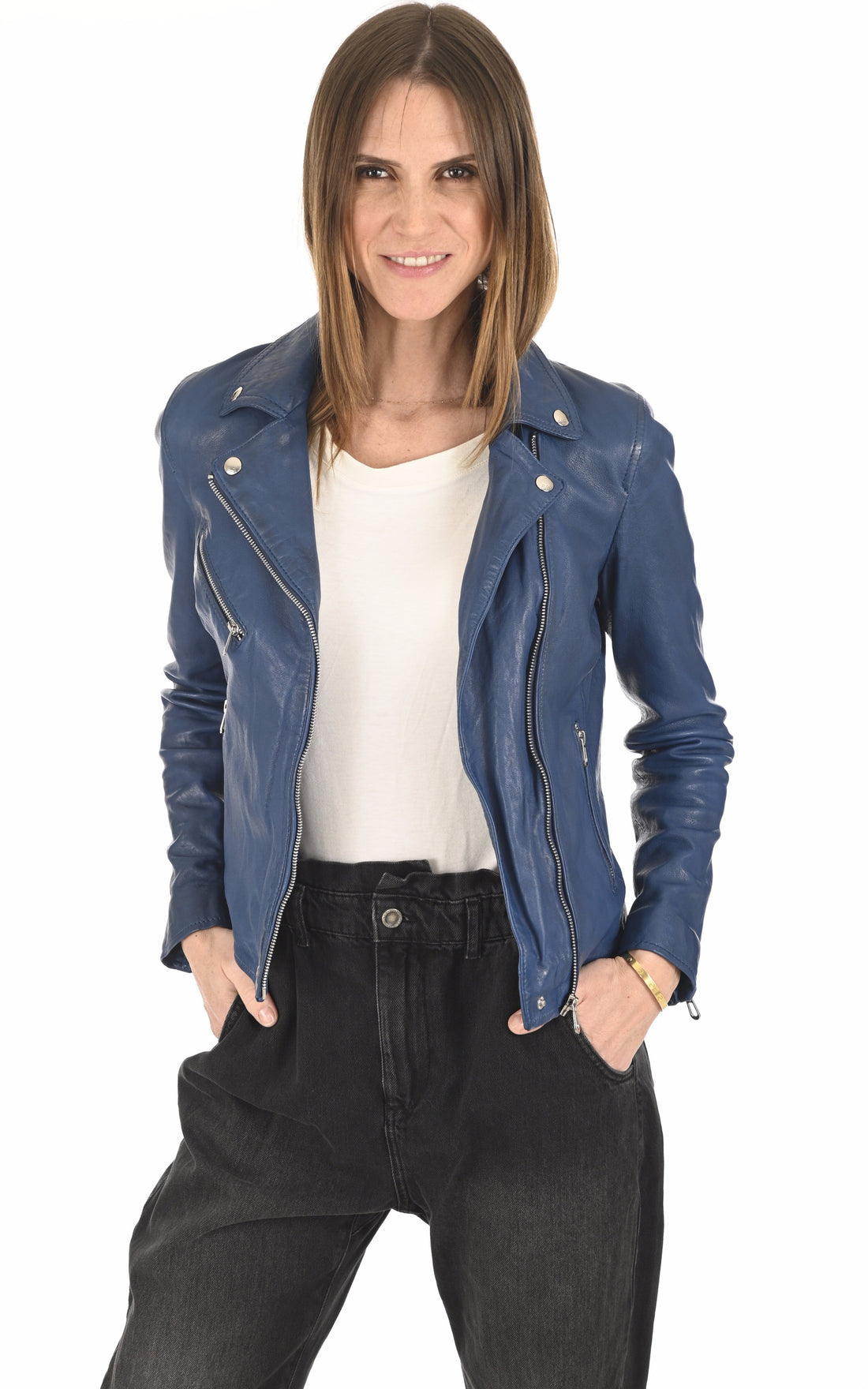 A &quot;OLYMPE 101964&quot; Bleu Rose Garden Blouson Femme opened photo