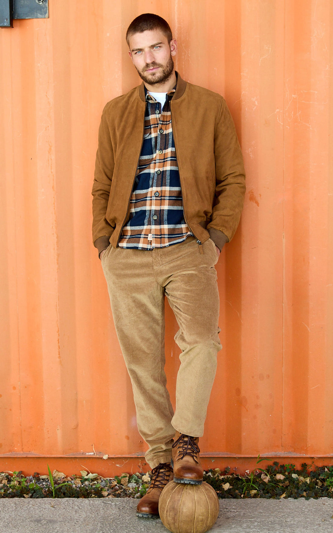 A &quot;QUIDEL 103638&quot; Marron Iron&amp;Resin Chemise Homme opened photo