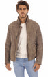 A "TRENDY" Taupe La Canadienne Blouson Homme opened photo