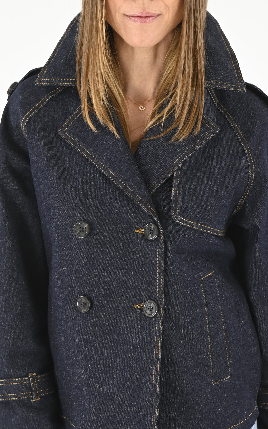 A &quot;LOUANE 64858&quot; Bleu Oakwood Veste Femme closed photo