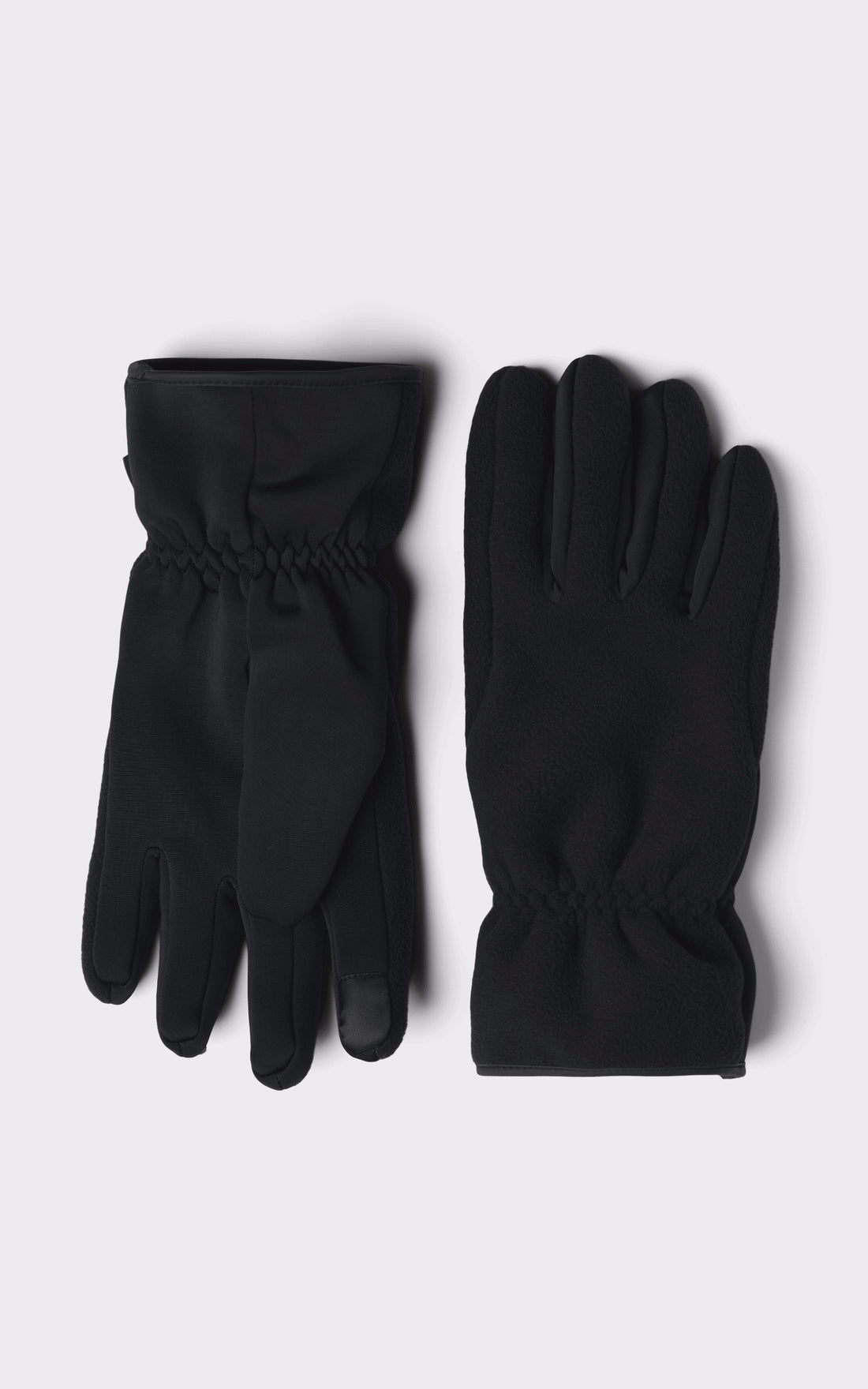 A &quot;21610 HEAVY FLEECE GLOVES T2&quot; Noir Rains Gants Mixte opened photo