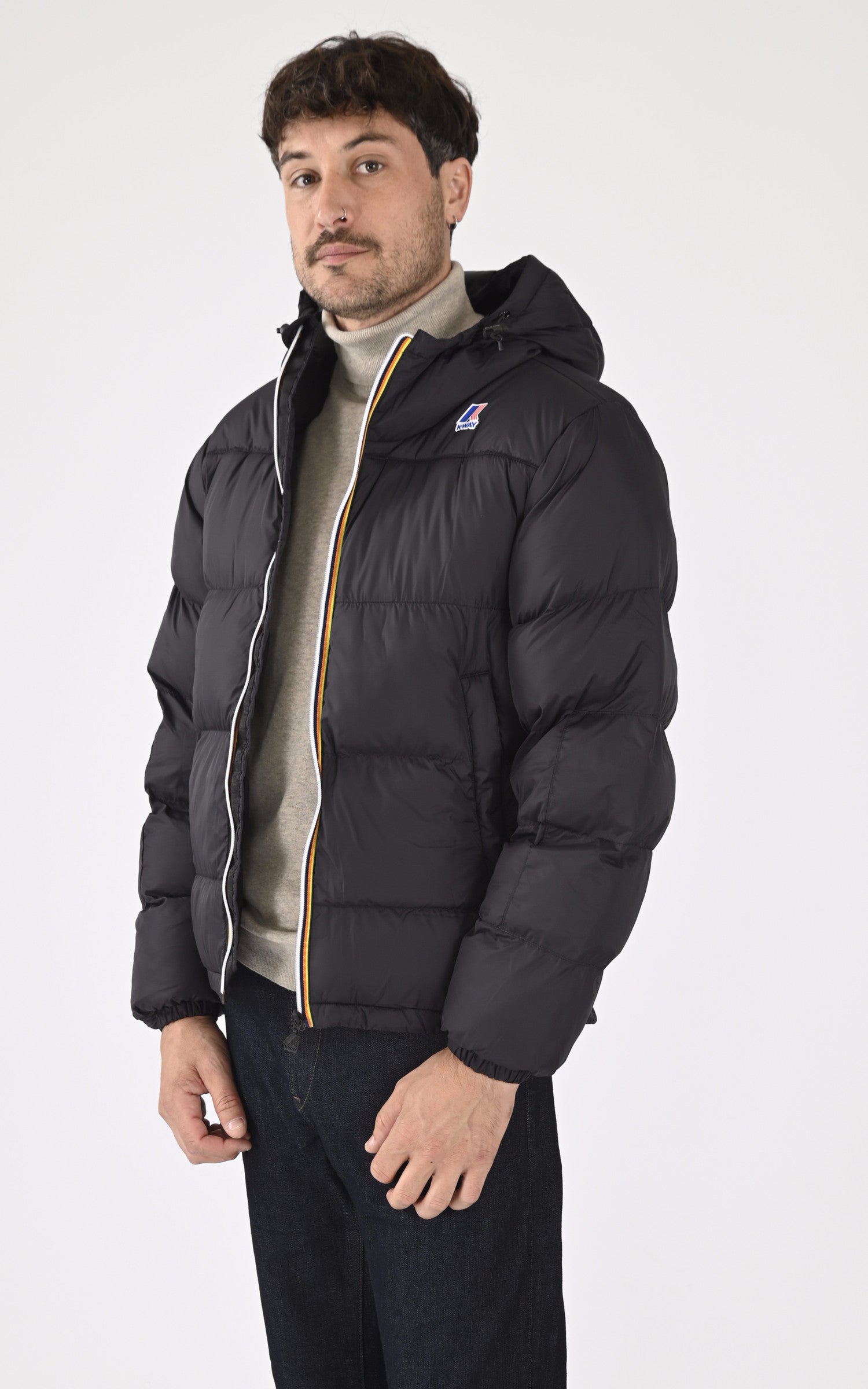 A &quot;CLAUDE HEAVY WARM K5115RW&quot; Noir K-Way Blouson Mixte opened photo