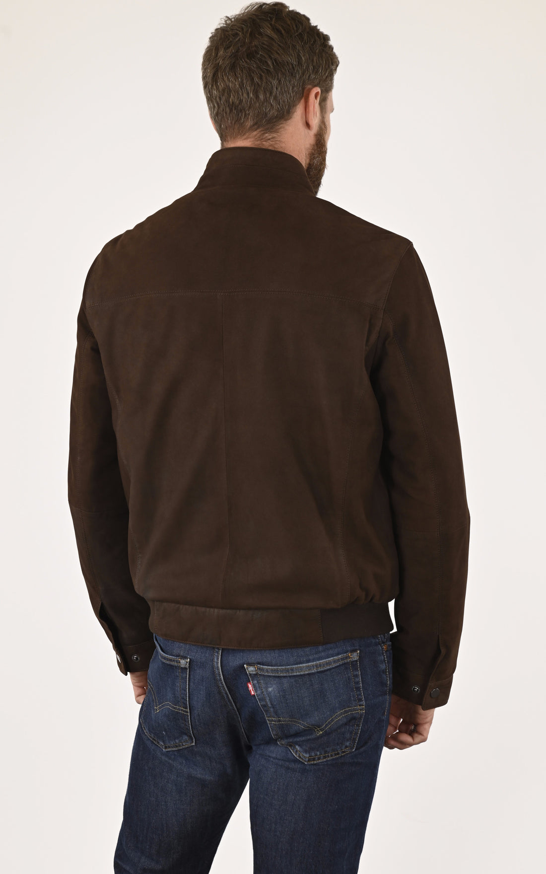 A &quot;YORK 7762&quot; Marron Smarty Blouson Homme opened photo