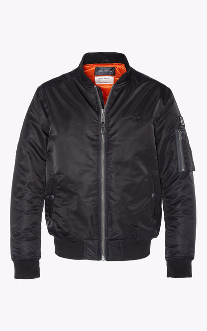 A &quot;AIRFORCE RS&quot; Noir Schott Blouson Homme details photo