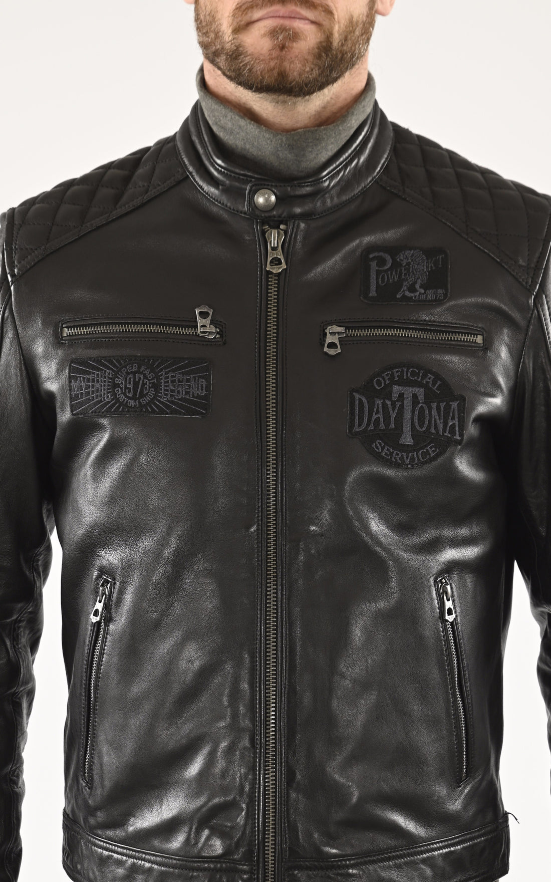 A &quot;WALKOR 102831&quot; Noir Daytona 73 Blouson Homme opened photo