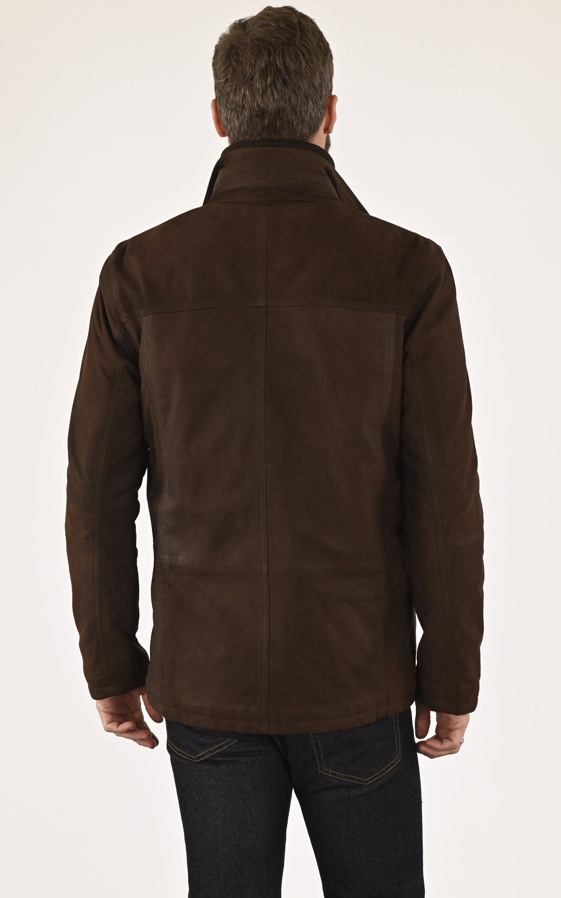 A &quot;ASHFORD 7762&quot; Marron Smarty Veste Homme opened photo