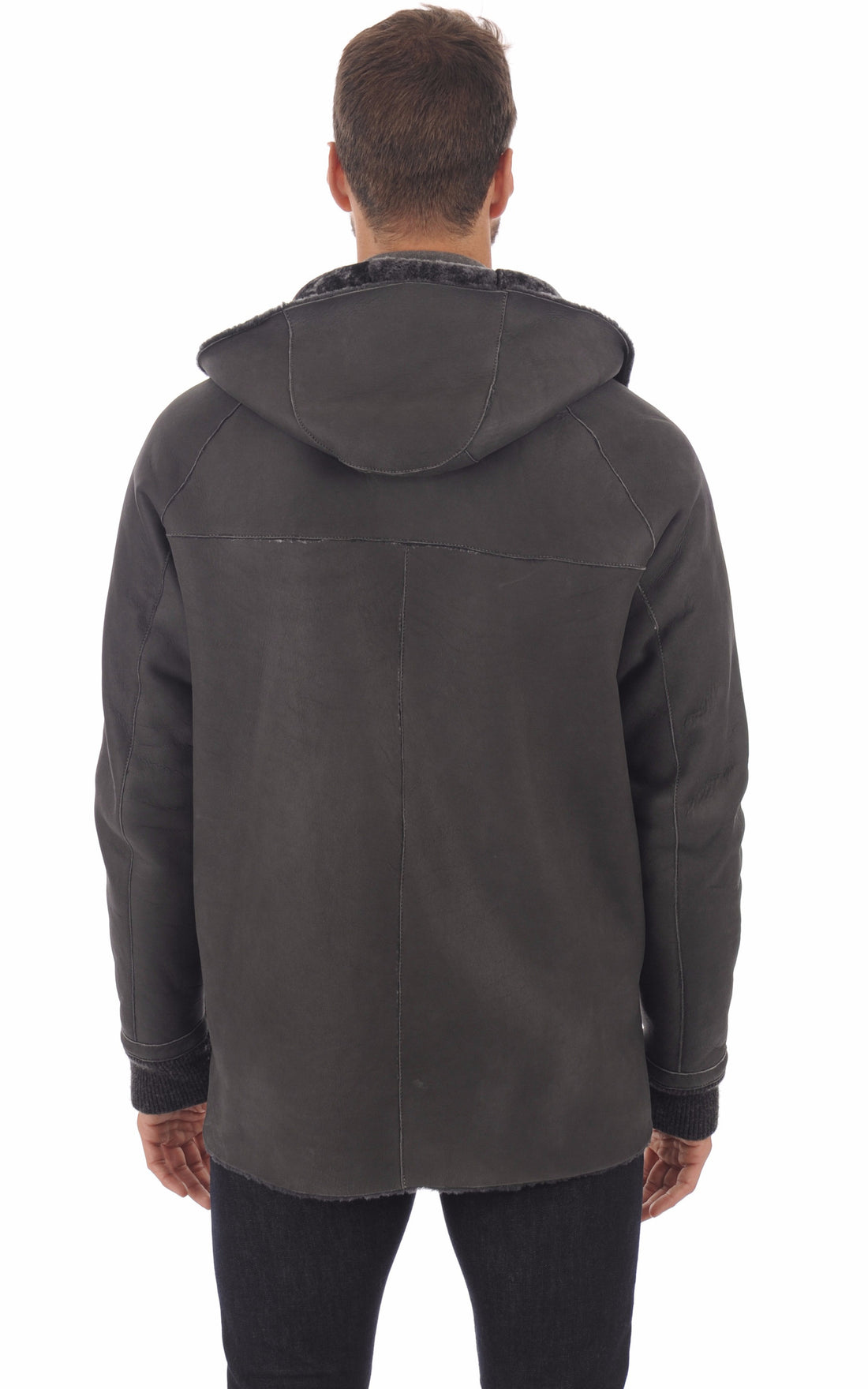 A &quot;37512-U&quot; Gris Foncé Salvatore Santoro Blouson Homme opened photo