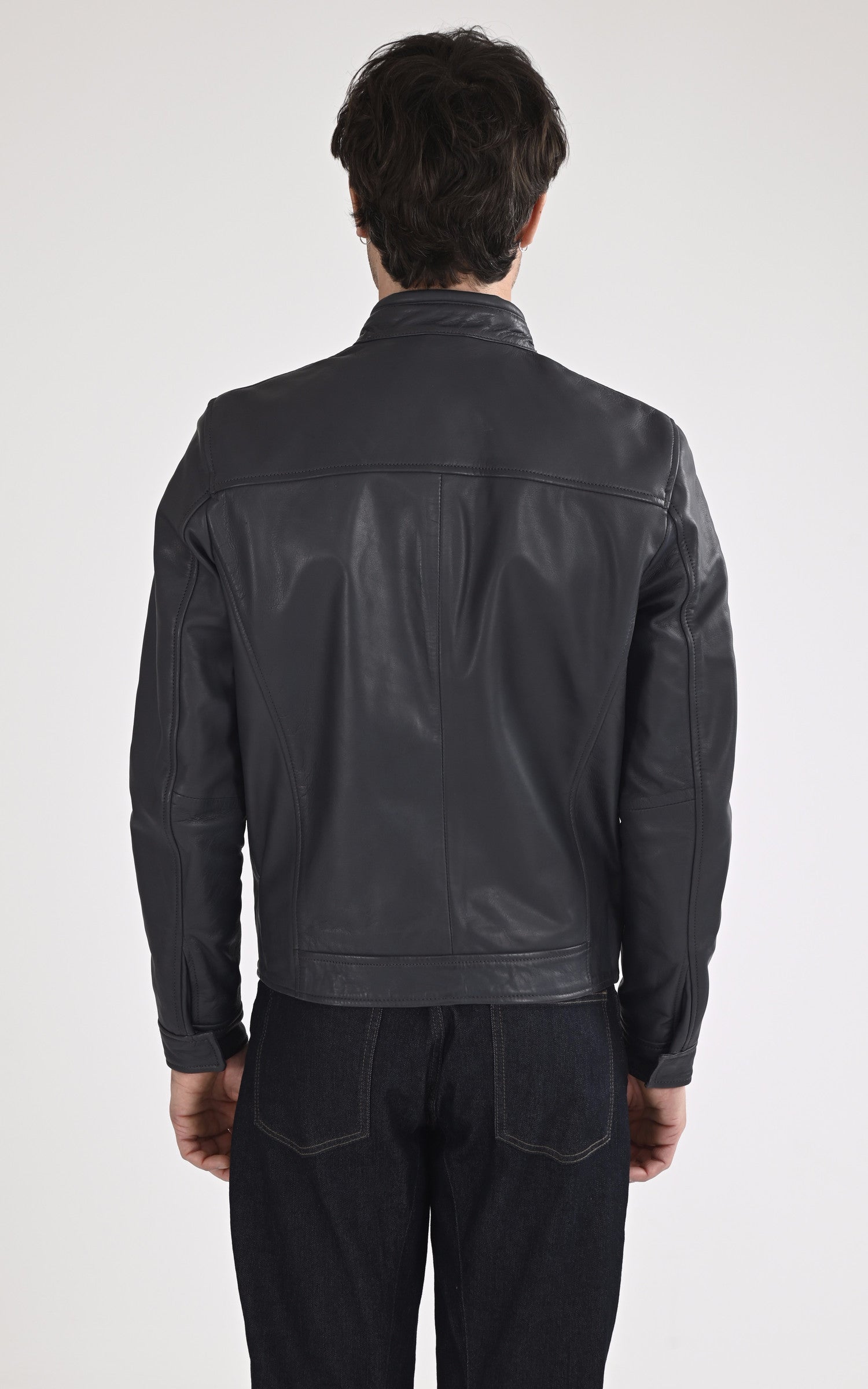 A &quot;MERCER 103391&quot; Bleu Marine Daytona 73 Blouson Homme back photo