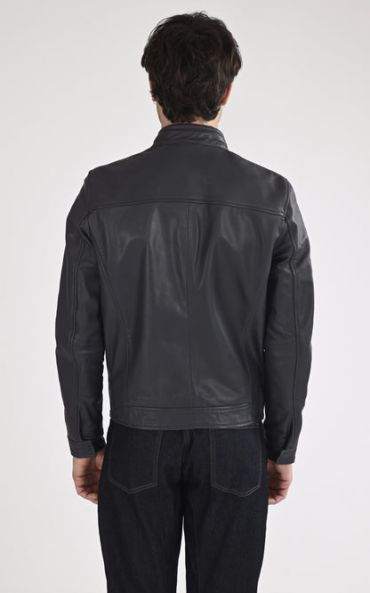 A &quot;MERCER 103391&quot; Bleu Marine Daytona 73 Blouson Homme back photo